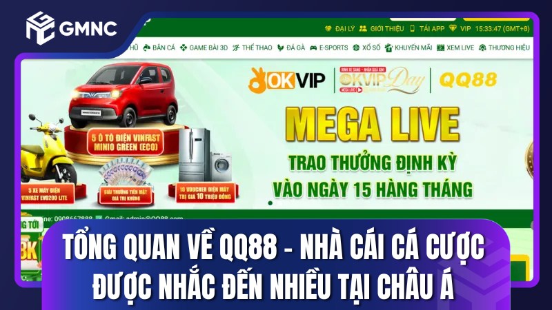 Tổng quan về QQ88 – Nhà cái cá cược được nhắc đến nhiều tại châu Á
