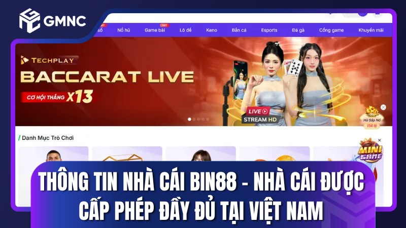 Thông tin nhà cái BIN88 – Nhà cái được cấp phép đầy đủ tại Việt Nam